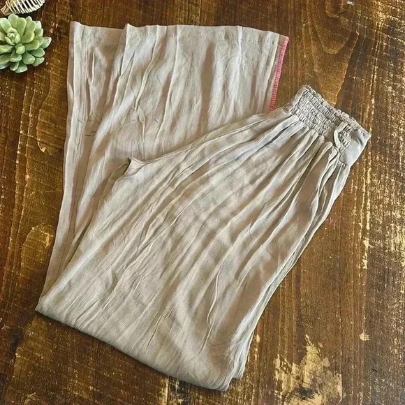 Trina Turk | Brittany Side Slit Pants in Sandstone - Picture 2 of 5